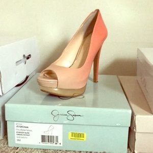 COPY - Peach color Jessica Simpson pumps